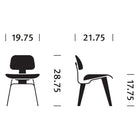 Eames Molded Plywood Dining Chair Wood Base