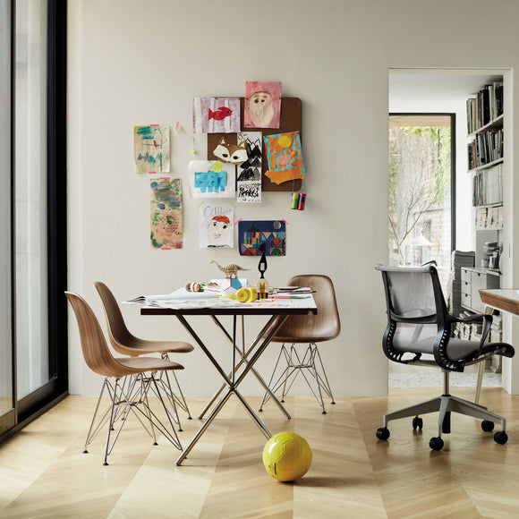 Eames Molded Wood Side Chair Wire Base