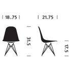 Eames Molded Wood Side Chair Wire Base
