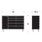 Nelson Thin Edge Chest Cabinet