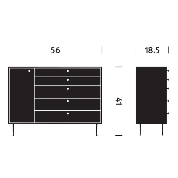 Nelson Thin Edge Chest Cabinet