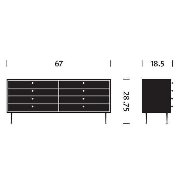 Nelson Thin Edge Double Dresser