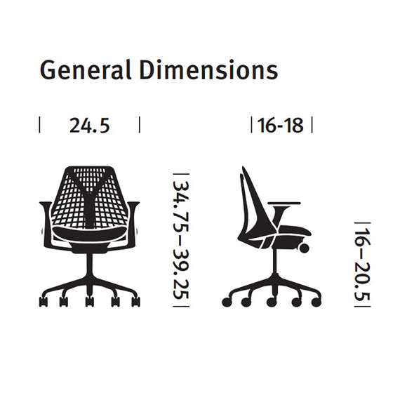 Sayl Chair with Suspension Back