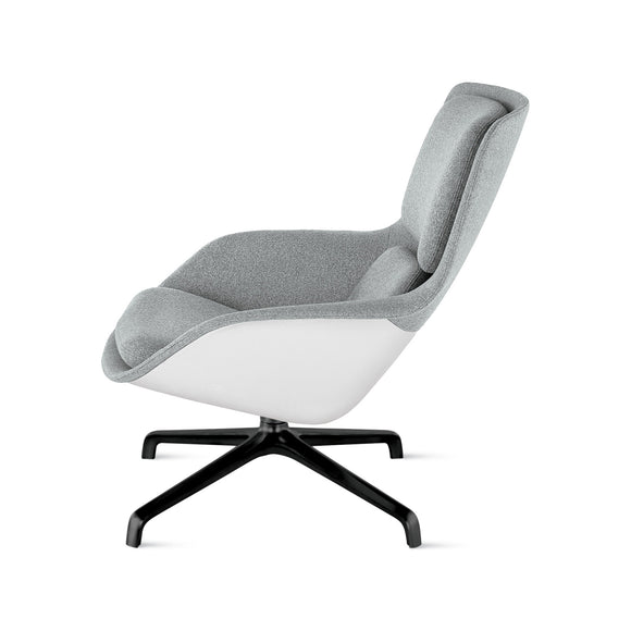 Striad Swivel Mid-Back Lounge Chair