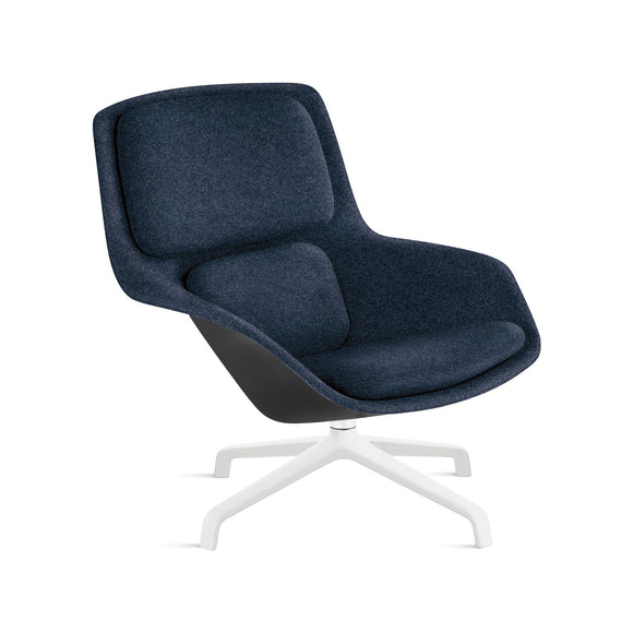Striad Swivel Mid-Back Lounge Chair