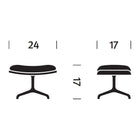 Striad Swivel Ottoman