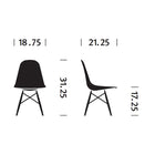 Eames Molded Wood Side Chair Dowel Base