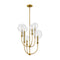 Alchemy Multi-Tier Pendant Light  option Lacquered Brass