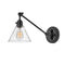 Arti Wall Sconce  option Black / Clear glass