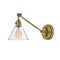Arti Wall Sconce  option Heritage Brass / Clear glass