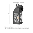 Briar Outdoor Wall Sconce