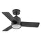 Chet Outdoor LED Ceiling Fan  option Matte Black