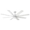 Concur Outdoor LED Ceiling Fan  option Matte White