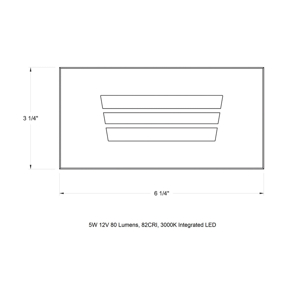 Dash Outdoor LED Brick Light