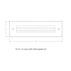 Dash Outdoor LED Brick Light