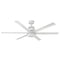 Draftsman Outdoor LED Ceiling Fan  option Matte White