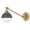Fletcher Wall Sconce  option Aged Zinc / Heritage Brass