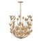 Flora Multi Tier Chandelier  option Burnished Gold
