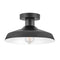 Forge Outdoor Semi Flush Mount  option Black