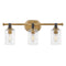 Halstead Bath Vanity Light  option Three Lights