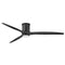 Hover Outdoor Flush Mount LED Ceiling Fan  option Matte Black