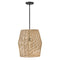 Luca Pendant Light  option Black / Camel Rattan