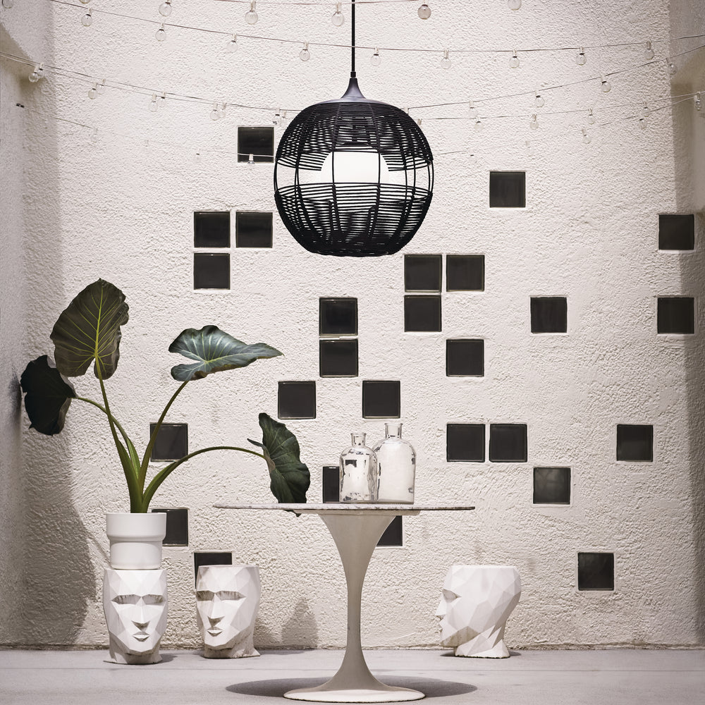 Maddox Orb Outdoor Pendant Light