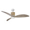 Marin LED Ceiling Fan  option Matte White / Weathered Wood