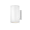Silo Outdoor Wall Sconce  option Satin White