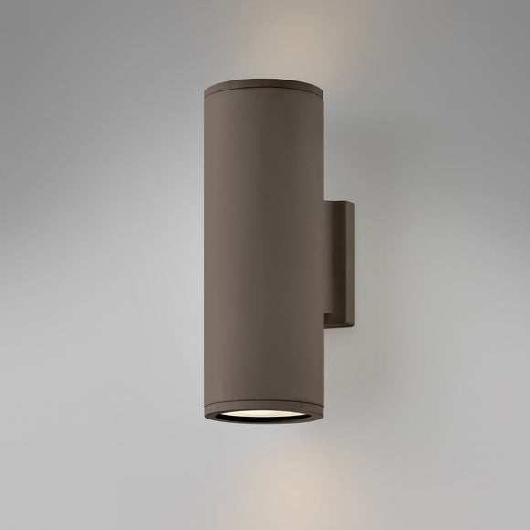 Architectural Bronze / Down Light Silo Outdoor Wall Sconce OPEN BOX