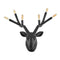 Stag Wall Sconce  option Black