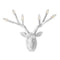 Stag Wall Sconce  option Chalk White