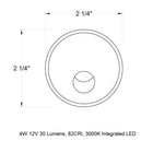 Tilt Round Outdoor LED Wall Sconce