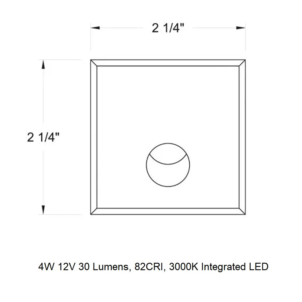 Tilt Square Outdoor LED Wall Sconce