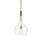 Ziggy Pendant Light  option Clear / Heritage Brass