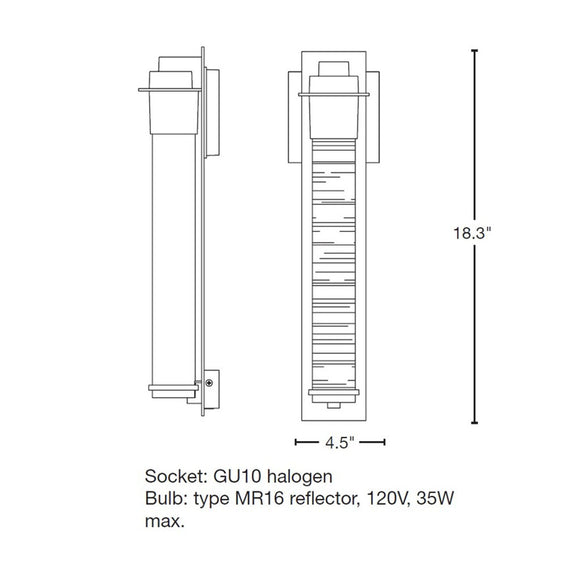 Airis Small Outdoor Sconce