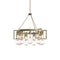 Apothecary Circular Chandelier  option Soft Gold