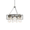 Apothecary Circular Chandelier  option Vintage Platinum