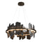 Ardesia Circular LED Pendant Light  option Oil Rubbed Bronze