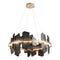 Ardesia Circular LED Pendant Light  option Soft Gold