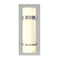 Banded Wall Sconce  option Sterling