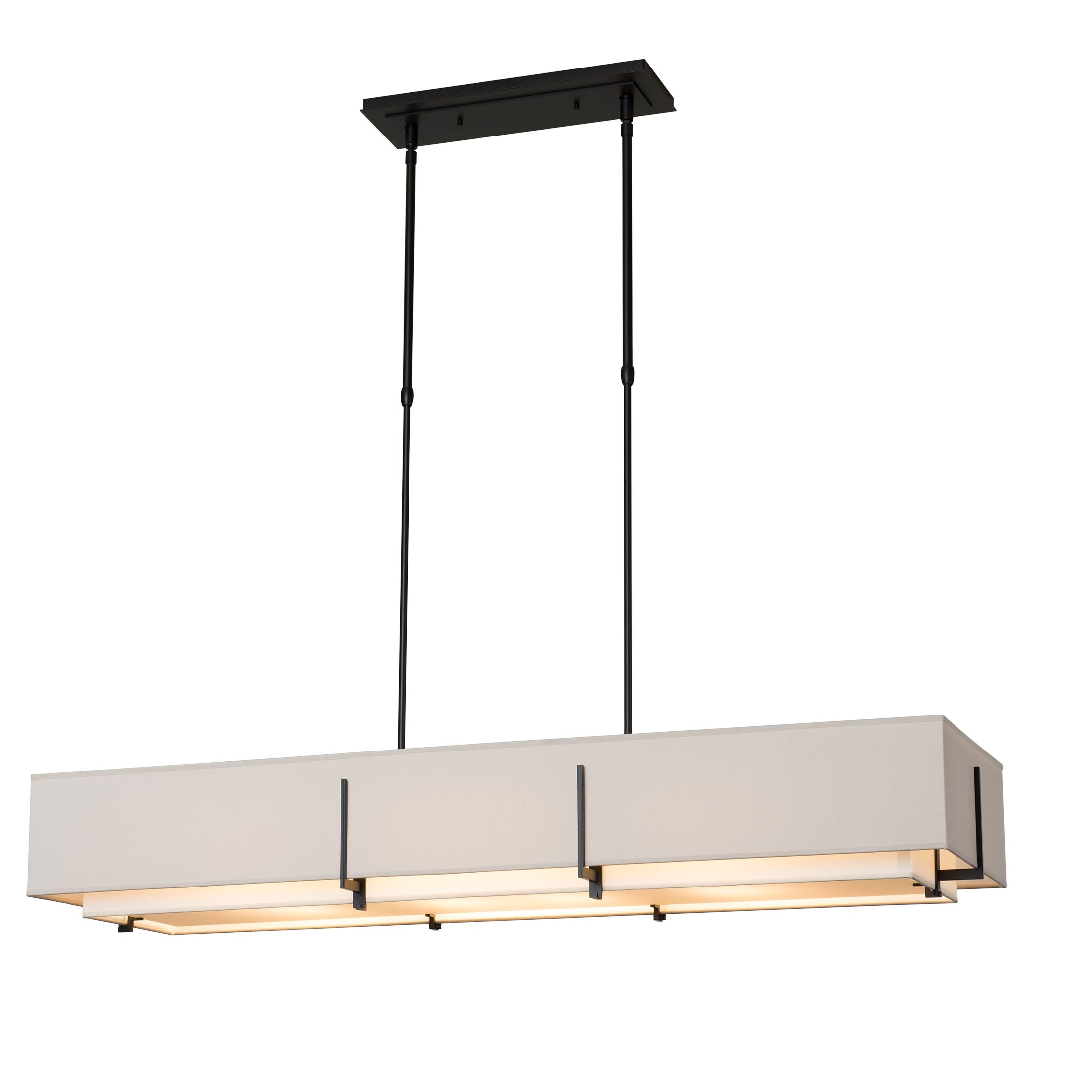 Hubbardton Forge Exos Long Rectangular Pendant Light - 2Modern
