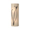 Forged Leaf and Stem Wall Sconce  option White