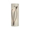 Forged Leaf and Stem Wall Sconce  option Bronze