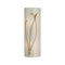 Forged Leaf and Stem Wall Sconce  option Modern Brass
