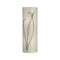 Forged Leaf and Stem Wall Sconce  option Sterling