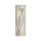 Forged Leaf and Stem Wall Sconce  option Vintage Platinum