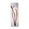 Forged Leaf and Stem Wall Sconce  option Left