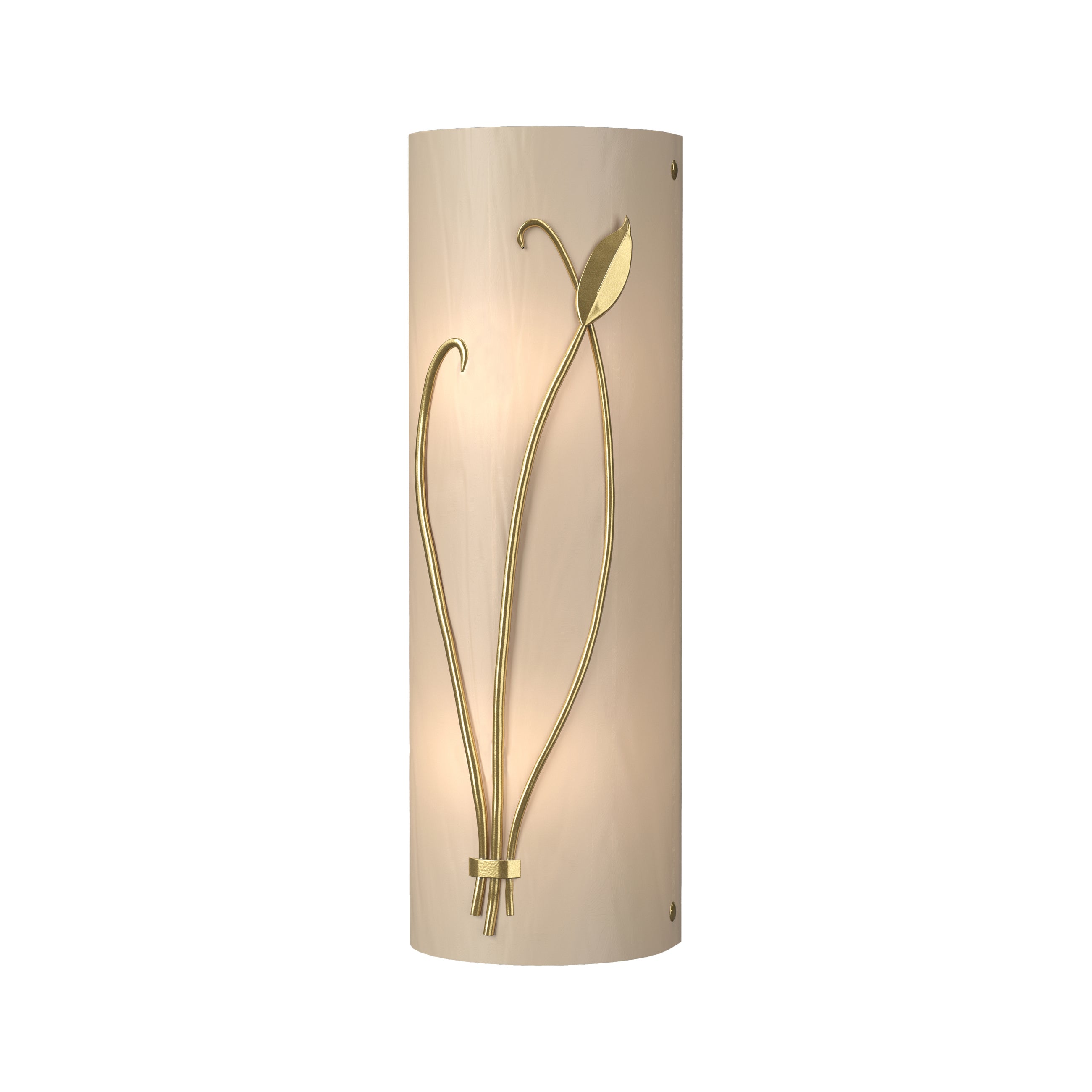 Hubbardton Forge Forged Leaf and Stem Wall Sconce
