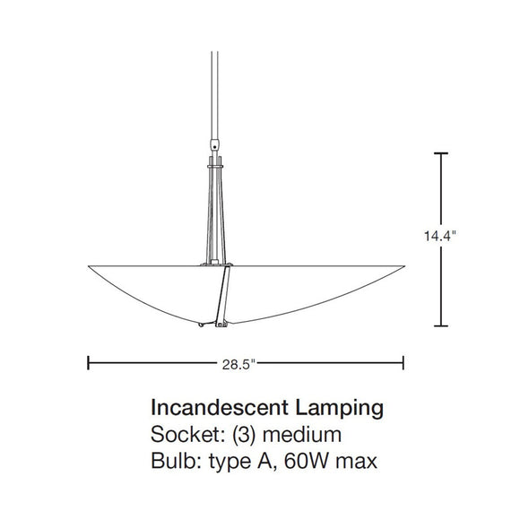Kirigami 3 Lights Pendant Light